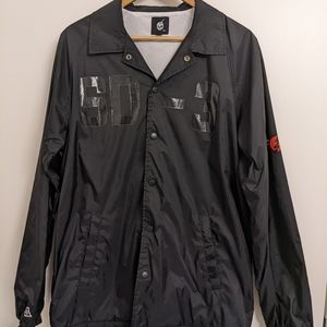 Sol Disciples Black Men's Windbreaker (Large)